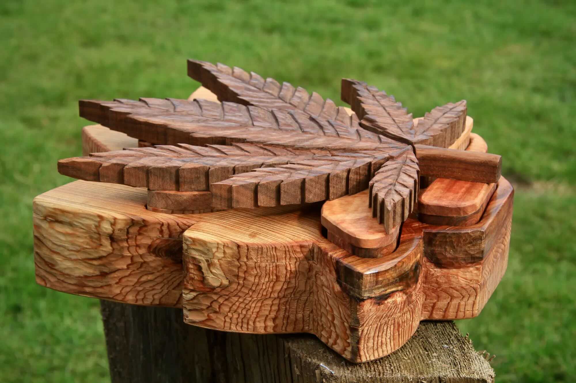 Oakmoss Wood Carving