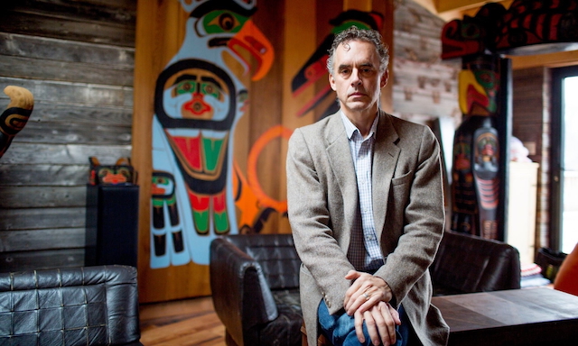 Jordan Peterson in his home